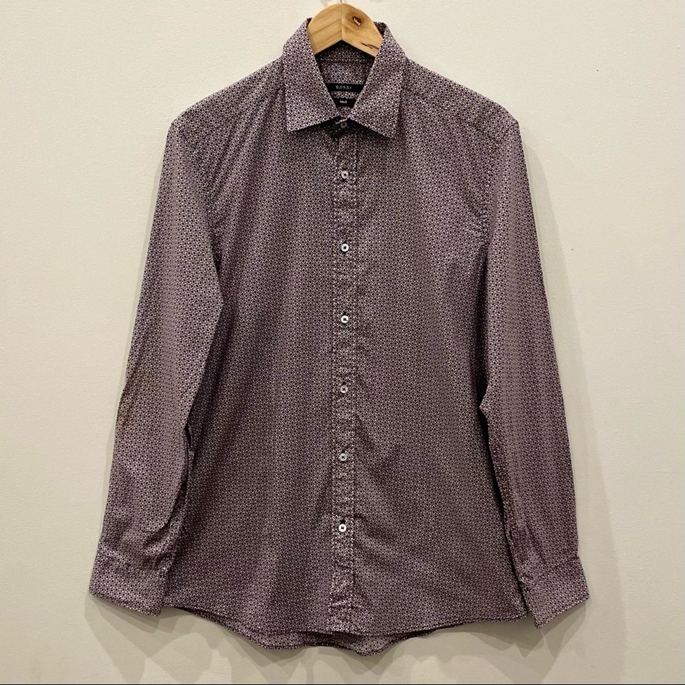 Gucci Fitted Collared Long Sleeve Button Up